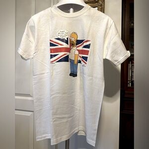 Simpson’s “England” T, Men’s Medium Sz, NWOT